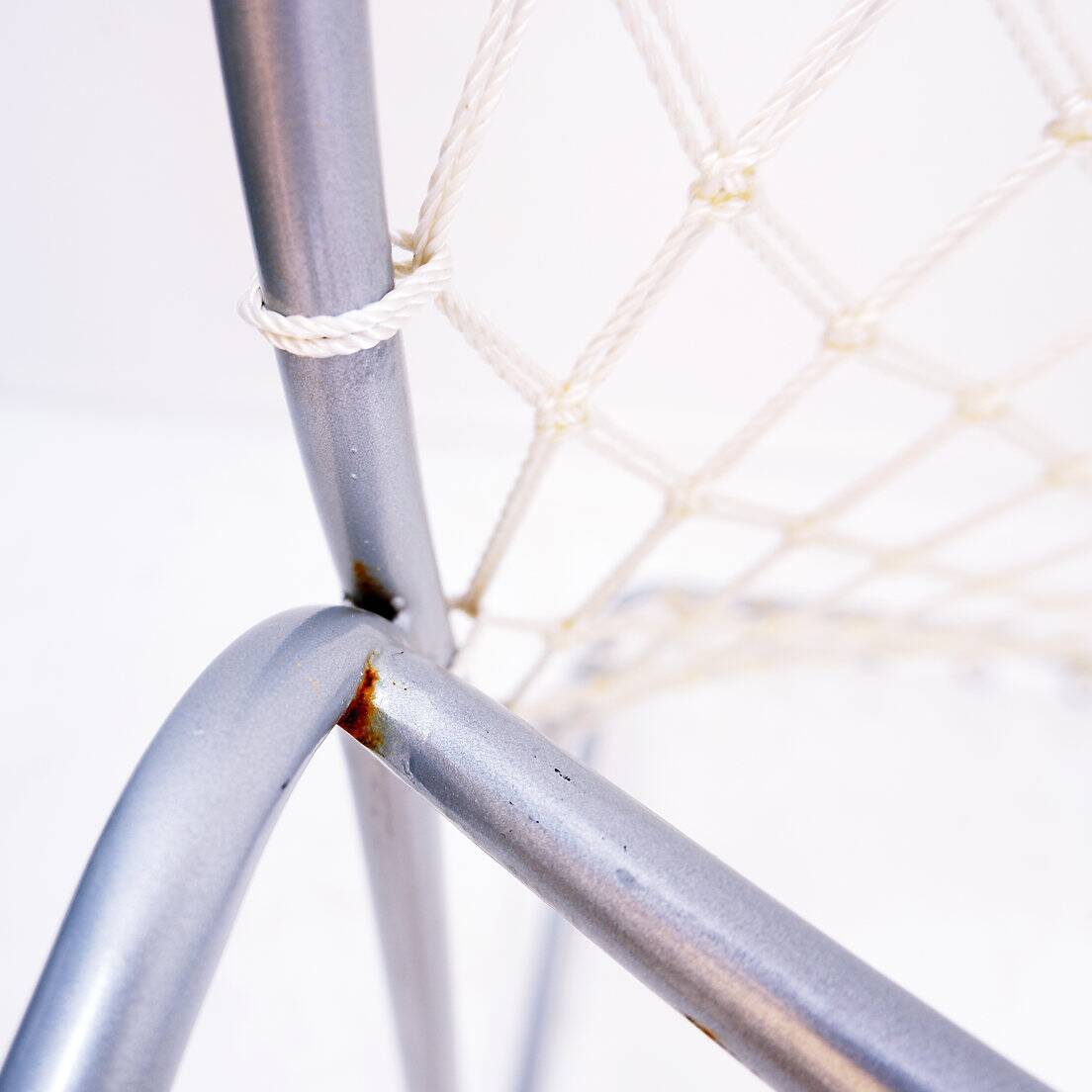 Vintage armchair - Metal and synthetic rope