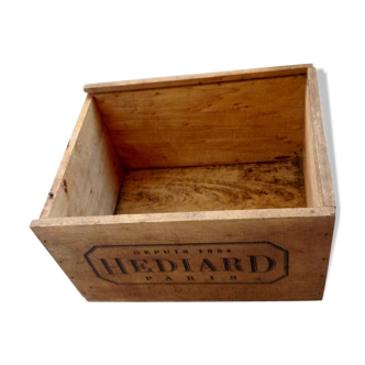 Hediard wooden crate