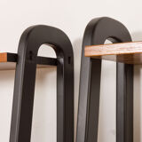 Un meuble mural indépendant en deux parties de style mi-siècle par Brantorps, Suède, années 1960.