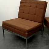 Pair armchairs by Florence Knoll 1960s