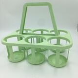 Vintage anise green bottle holder
