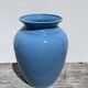 Vase en céramique bleue, 1980
