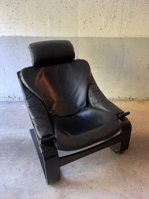 Canape et fauteuil cuir roche bobois d'occasion - Ameublement
