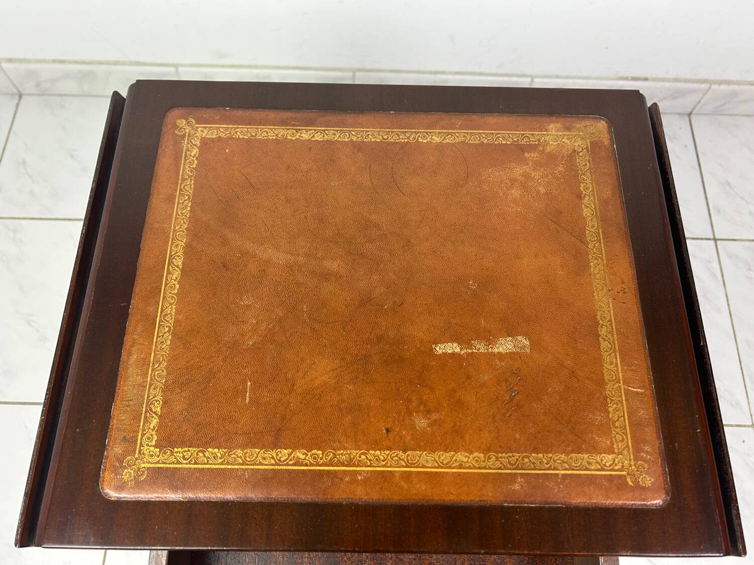 Antique side table English style foldable