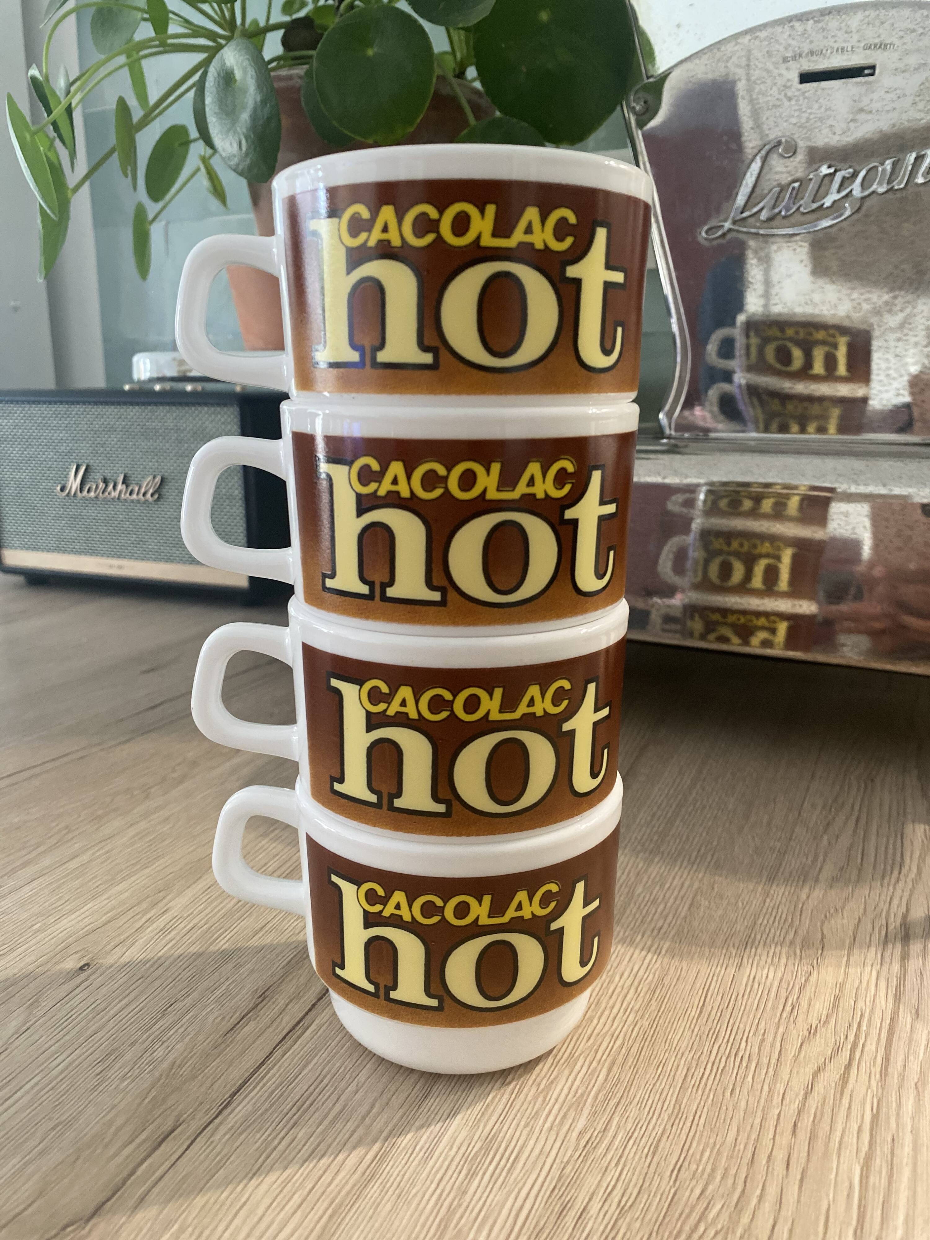 Arcopal Cacolac hot hot chocolate cups