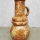 Vase en céramique XL vintage Allemagne de l’Ouest 'Tons de terre'