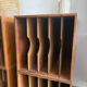 Set of 4 vintage wooden vinyl boxes