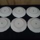 6 assiettes plates en porcelaine Kahla made in GDR motif fleurs bleues diam 23,5 cm