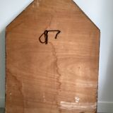 Wooden painting with relief