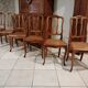Set of 6 caned Regency/Louis XV chairs