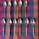 Apollo silver metal mocha spoons