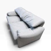 Cassina Maralunga 2-Seater Sofa by Vico Magistretti in Grey