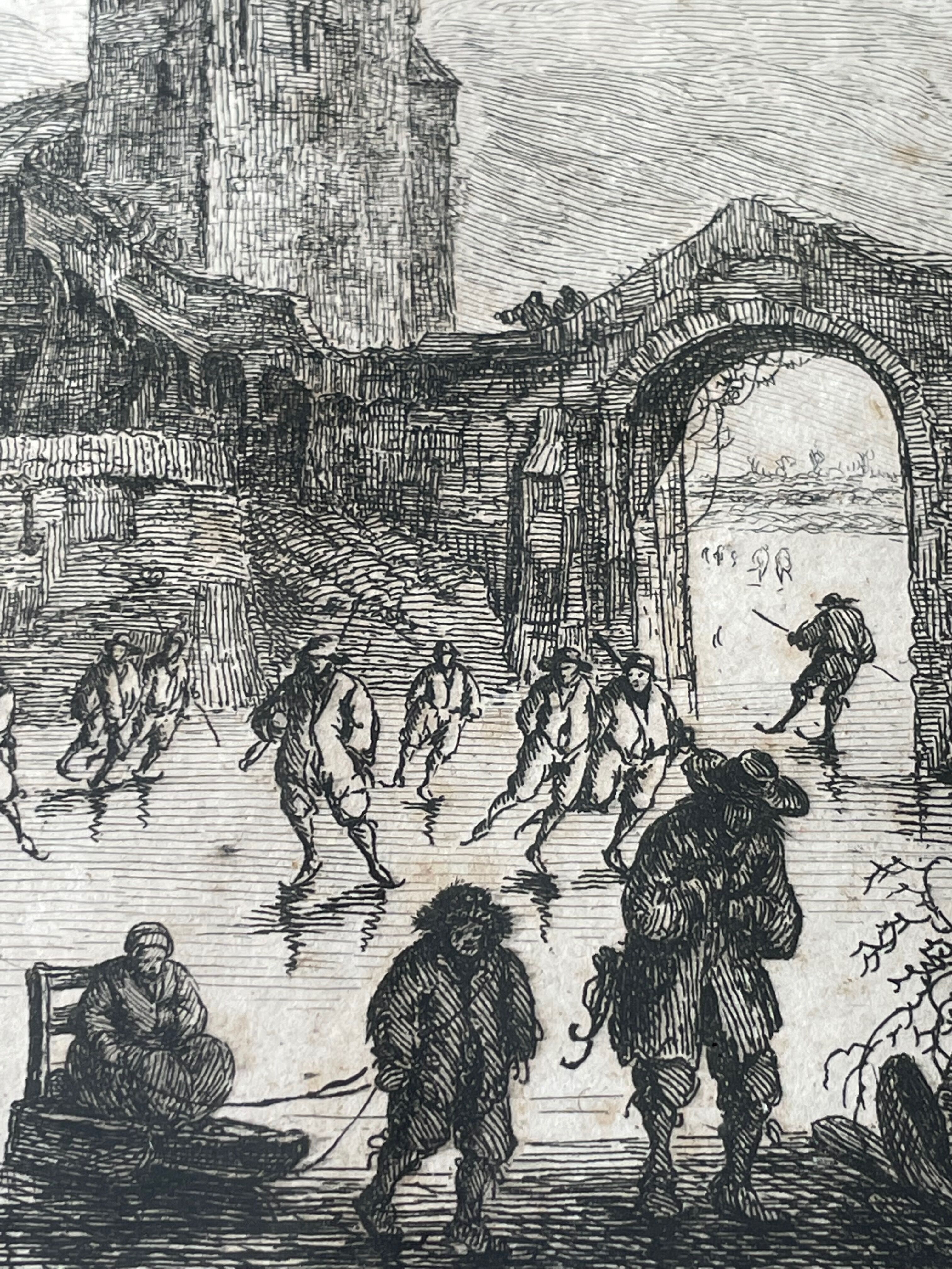 Painting antique figure skating eighteenth century