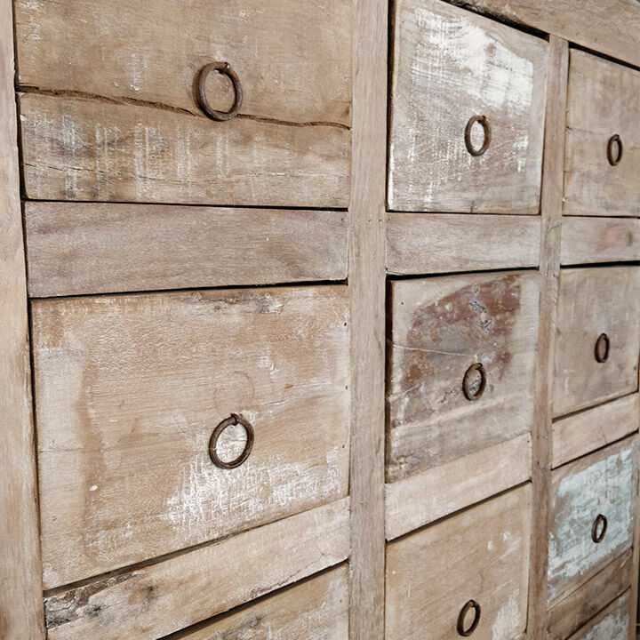 21 drawers teak furniture