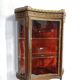 Louis XVI wall display cabinet, mahogany and bronze, France 20th century