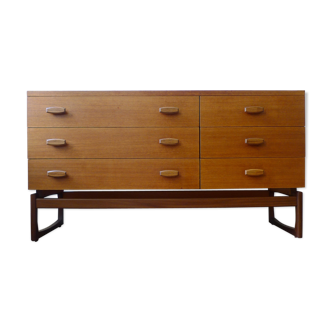 Mid Century G-Plan Quadrille Sideboard Chest of Drawers, c.1965
