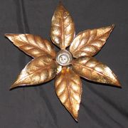 Applique florale de Willy Daro, style Hollywood Regency, 1970.