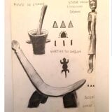 Dessin art Africain