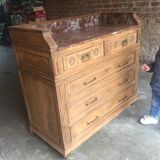 Marble chest of drawers