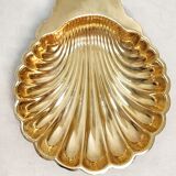 Brass tray in the shape of a shell. Spain, 1970s.