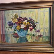 Painting, still life, G. Lang, 1947