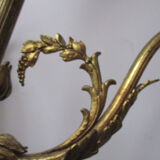 Brass chandelier
