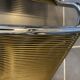 Scoubidou chair or vintage 1960s khaki green chrome spaghetti chair