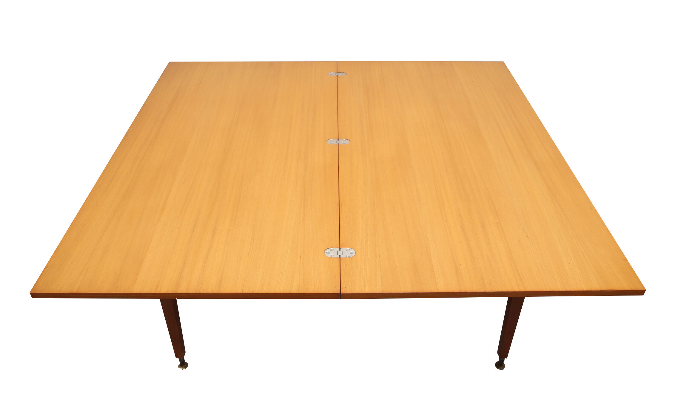 1960s extendible coffee table cherrywood, Wilhelm Renz