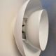 Classic danish designed hanging lamp from the 80s, in white lacquered metal
