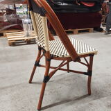 White/black bistro chair