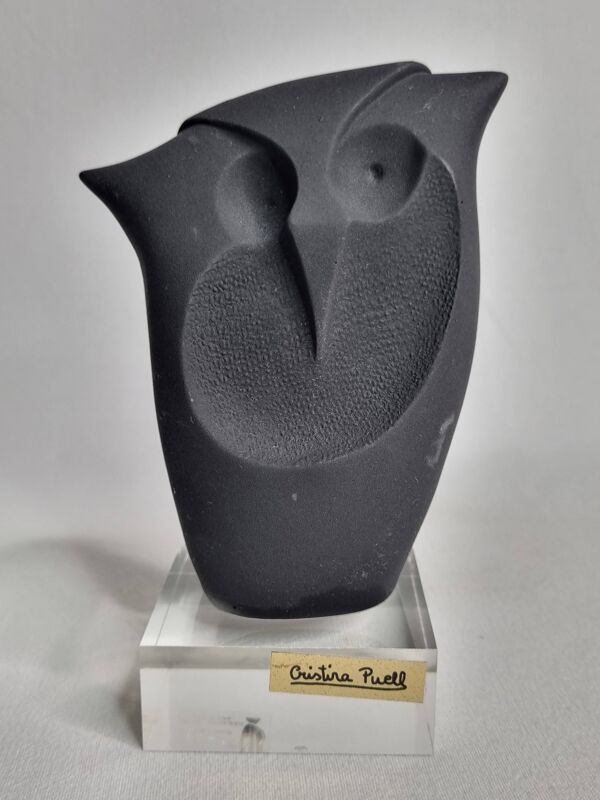 Sculpture moderne en forme de hibou par Cristina Puell
