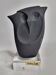 Modern owl sculpture by Cristina Puell, 16 cm