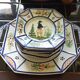 Old dessert service HB Quimper from the 20s