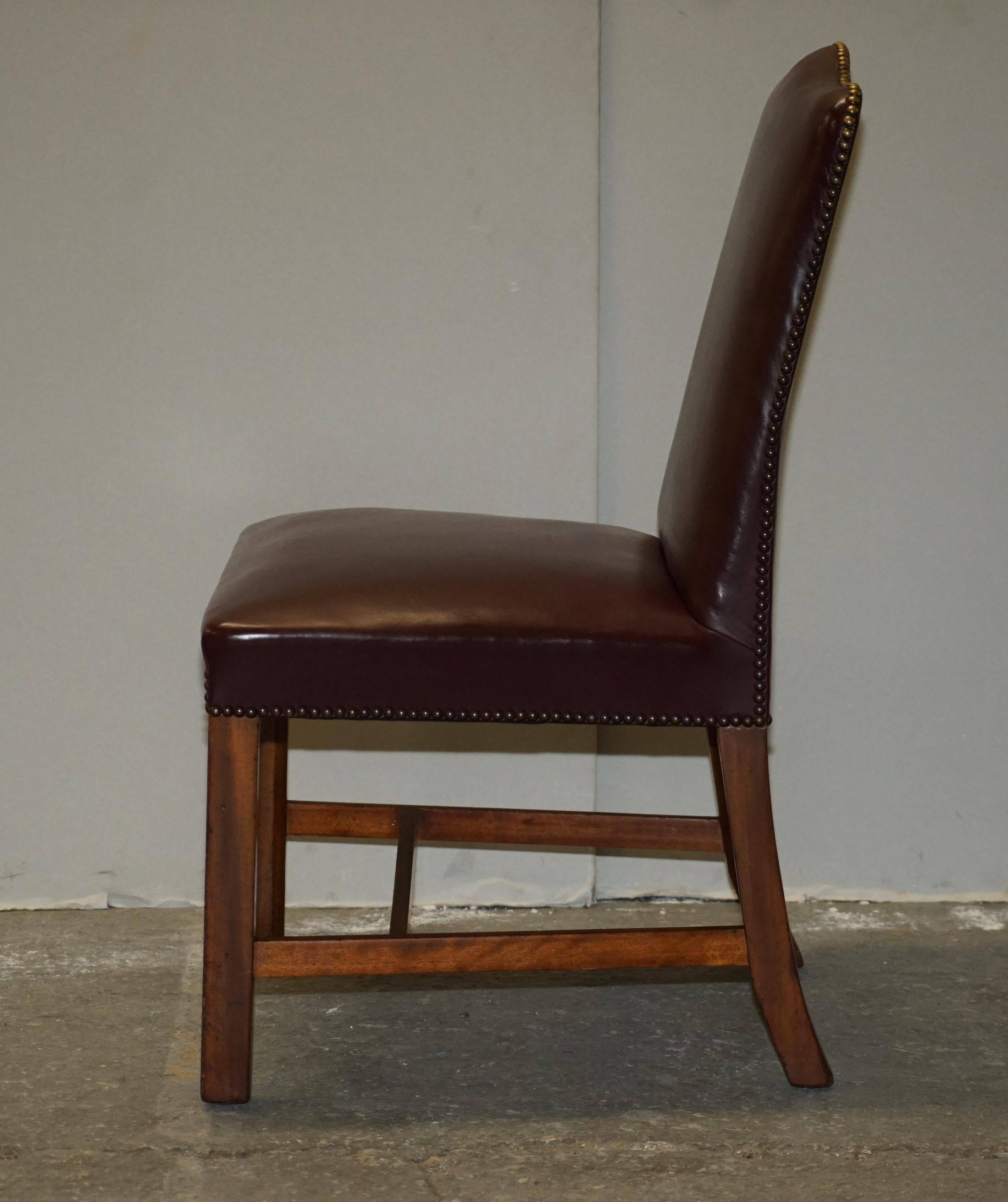 Pair of Spencer House leather office chairs