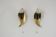 Mid-Century Leaf Shaped Brass Sconces, Italy, 1950s, Set of 2