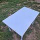 Old patinated blue bistro farmhouse table - 1.2m