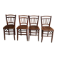 Lot de 4 chaises bistrot