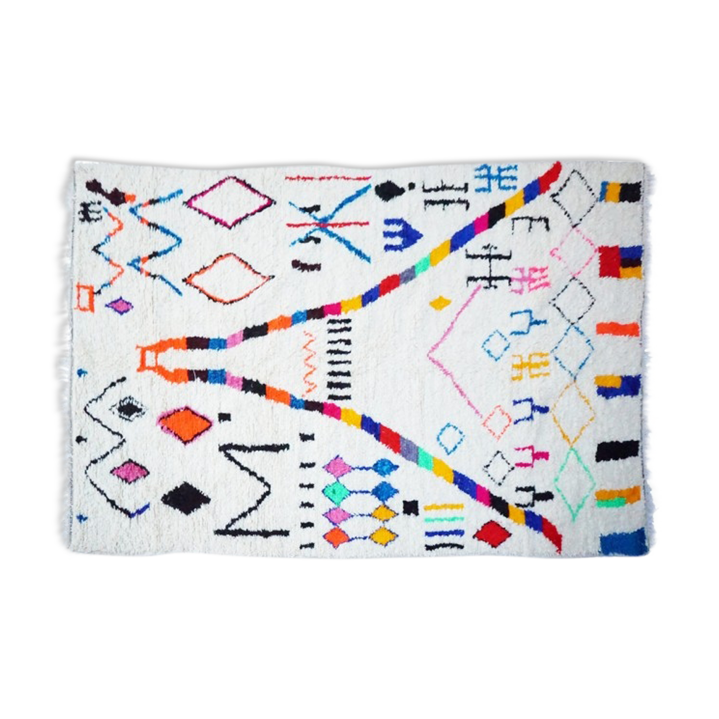 Colorful Berber carpet 325 x 190cm