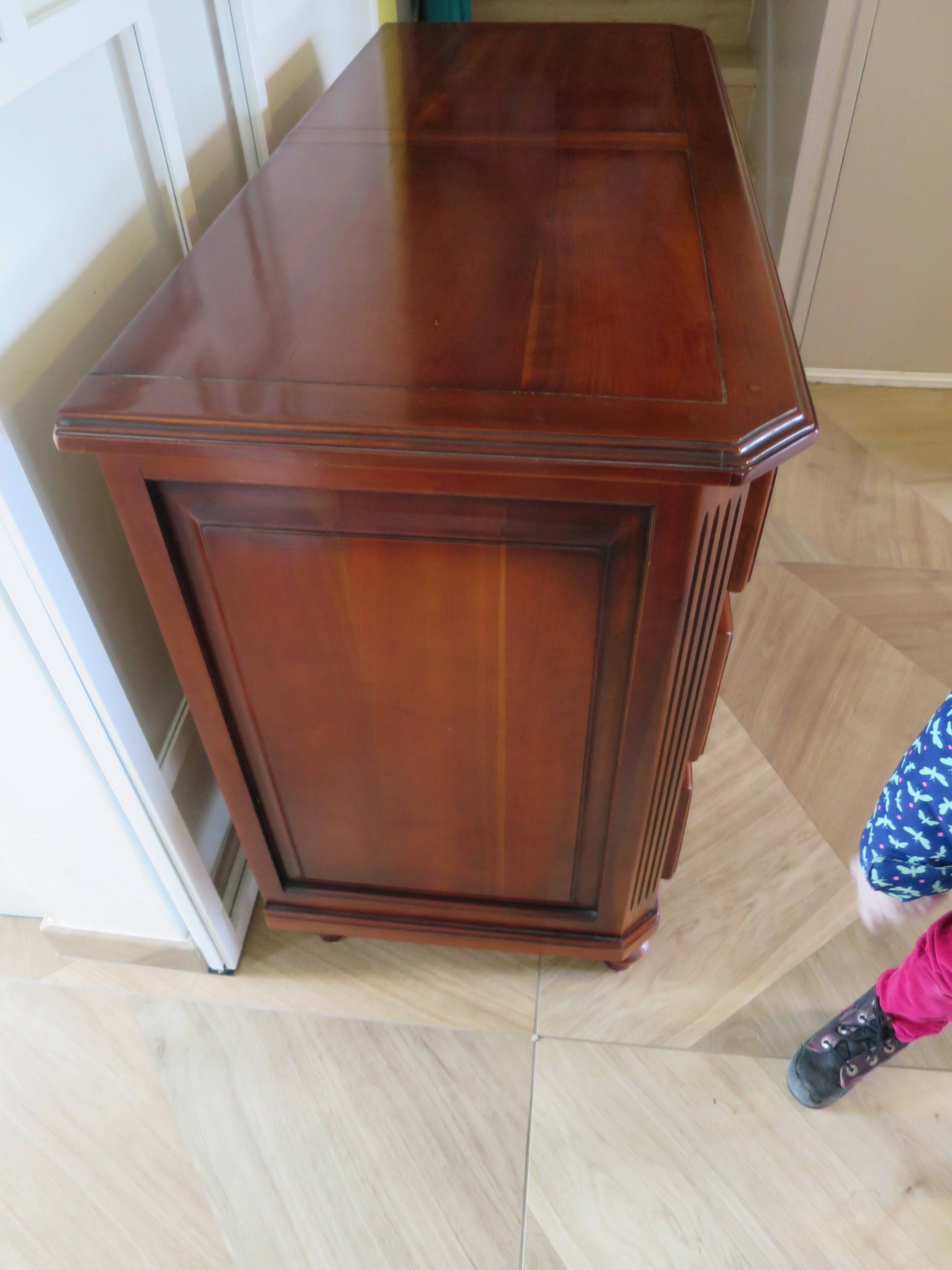 Vintage–Beautiful Louis Philippe chest of drawers – Directoire style – 4 drawers – Cherry wood