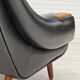 1970s, Danish design by Henry Walter Klein for Bramin Møbler, armchair in original good condition.