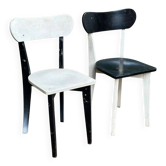 2 modernist chairs from the 1950s