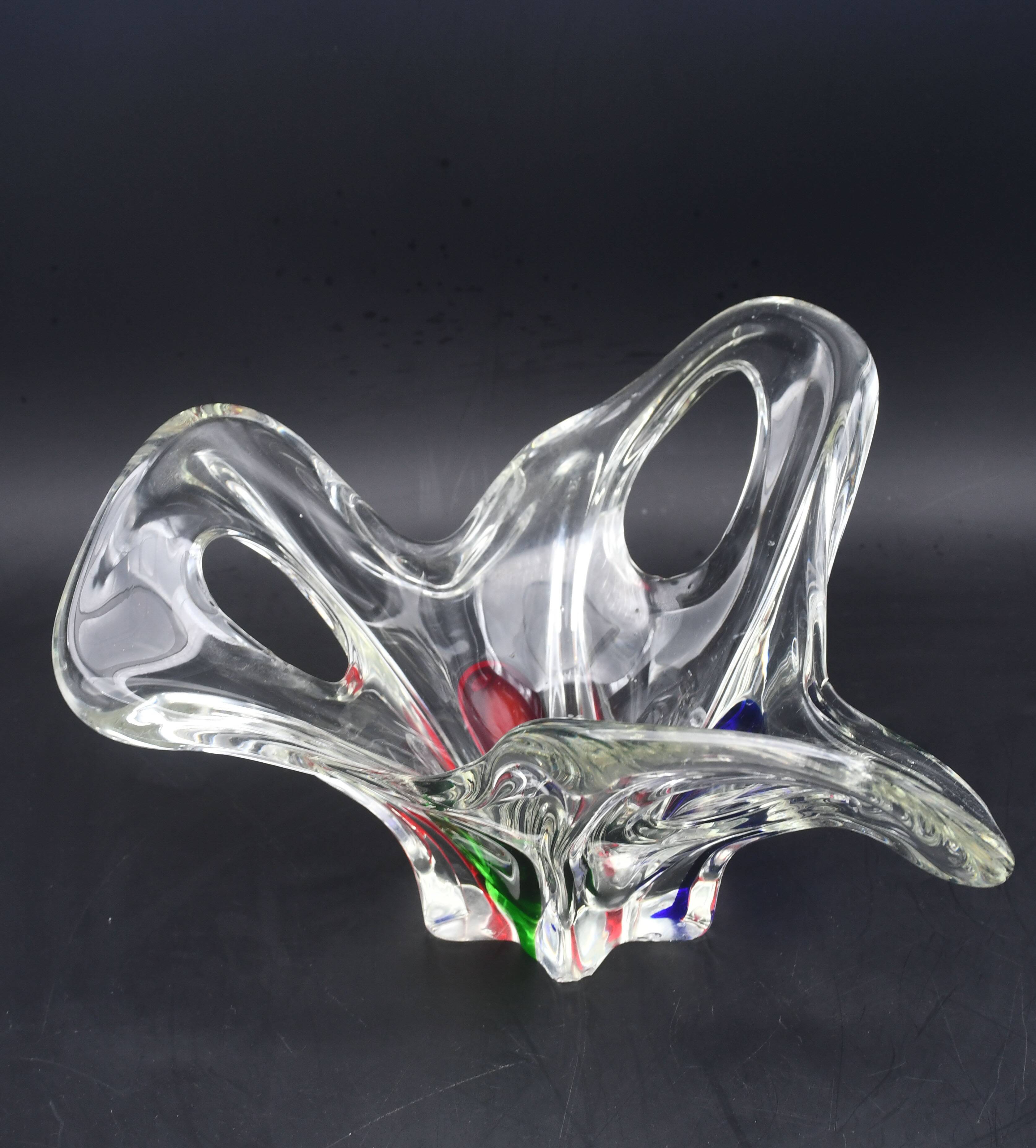 Midcentury Murano glass vase, 1970s