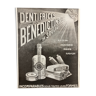 Publicité Dentifrices Bénédictins de Soulac 1923