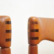 Danish vintage teak dining chairs by HW Klein for Bramin, set of 4