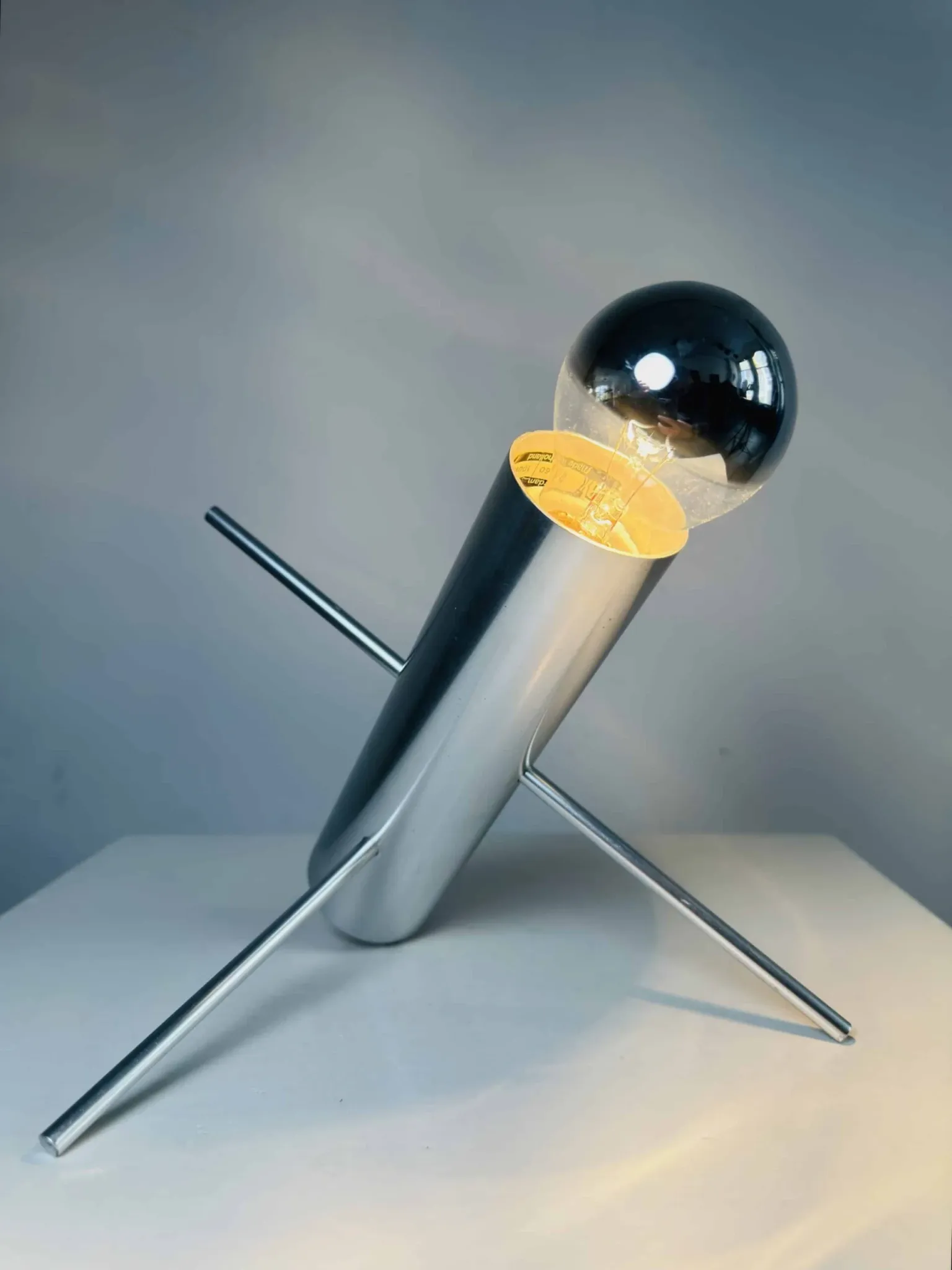 R-60 'Krekel' (Cricket) Table Lamp By Otto Wasch For Raak Amsterdam, The Netherlands, 1962