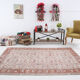 Tapis turc beige délavé 5x8
