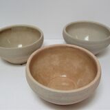 Three ceramic bowls