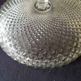 Glass standing fruit cup