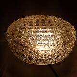 Round ceiling in cast glass vintage