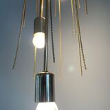 Vintage murano glass leaf chandelier, 1970s